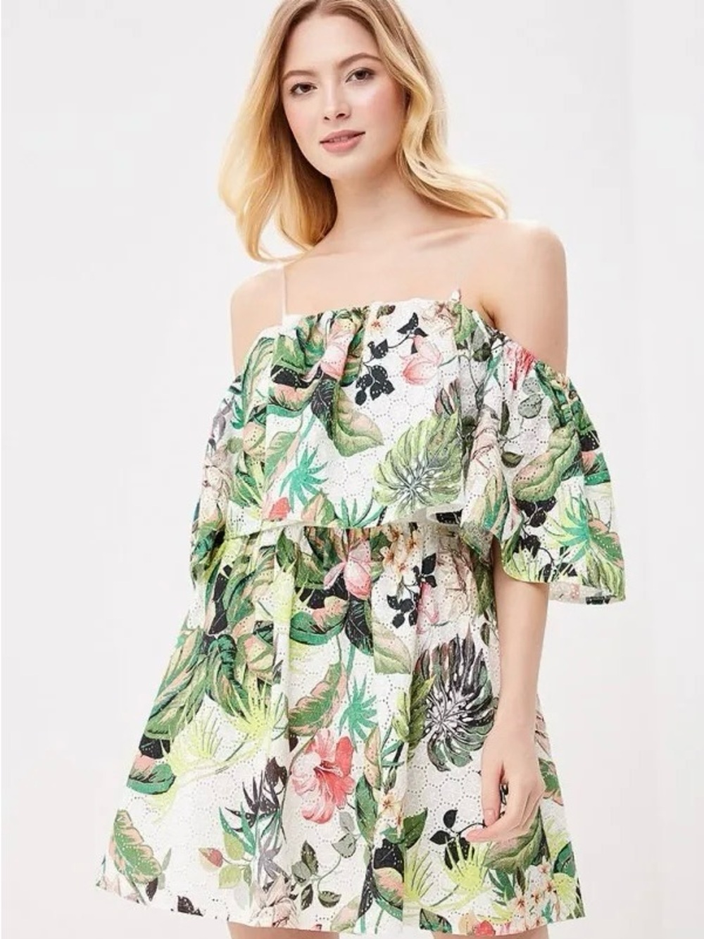 Guess Lucienne off-the-shoulder mini dress